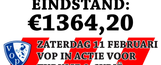 Eindstand 1364,20 Euro