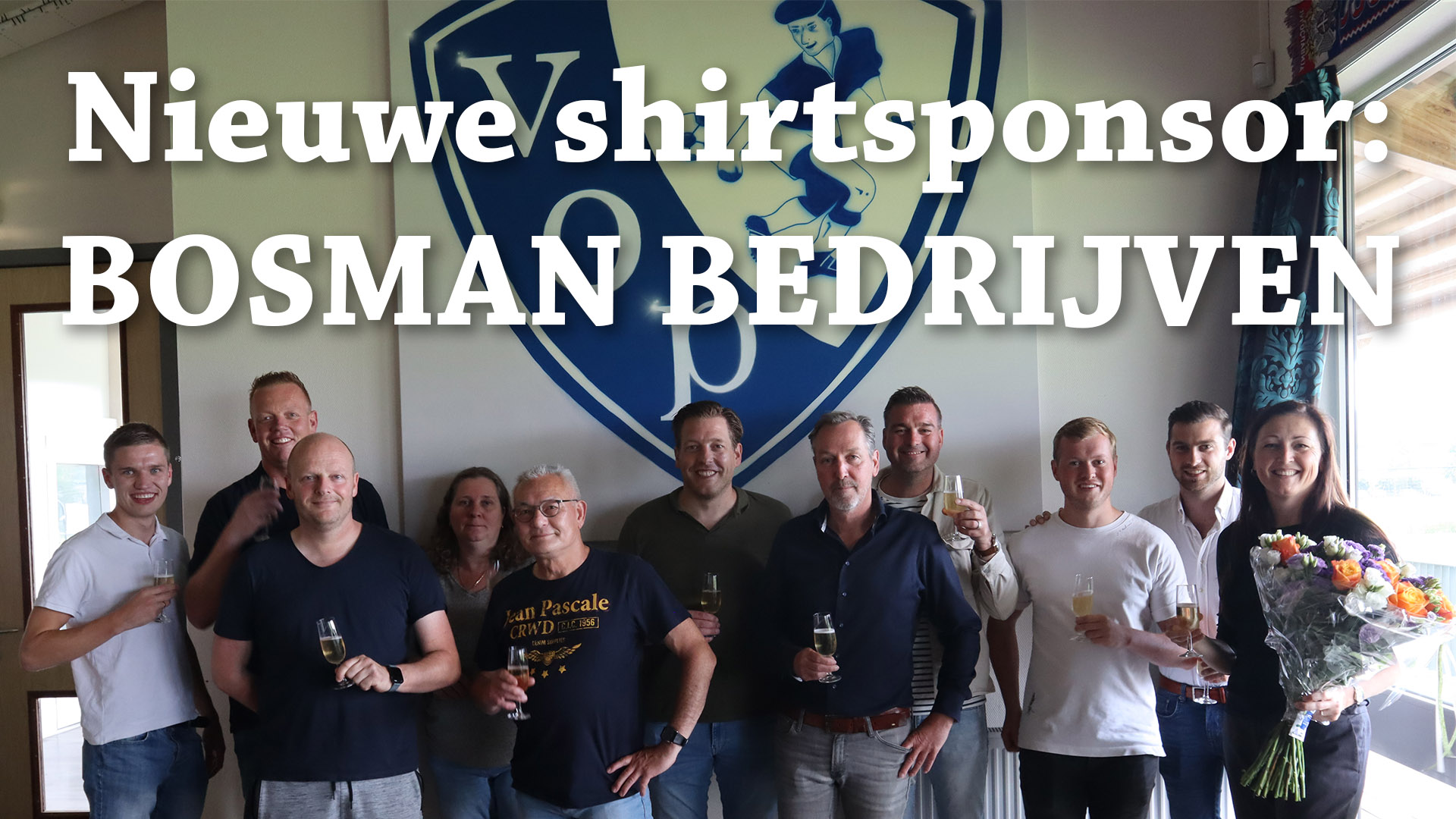 VOP tekent overeenkomst met nieuwe shirtsponsor Bosman Bedrijven - onderdeel van VINCI